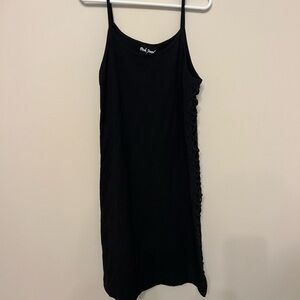 Black kids mini dress